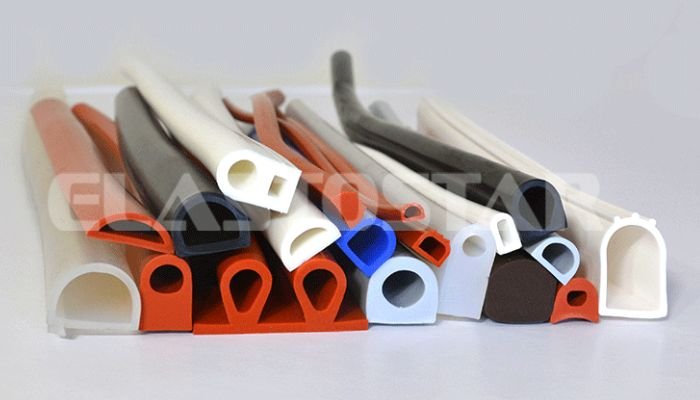 Silicone rubber bulb seals and gaskets