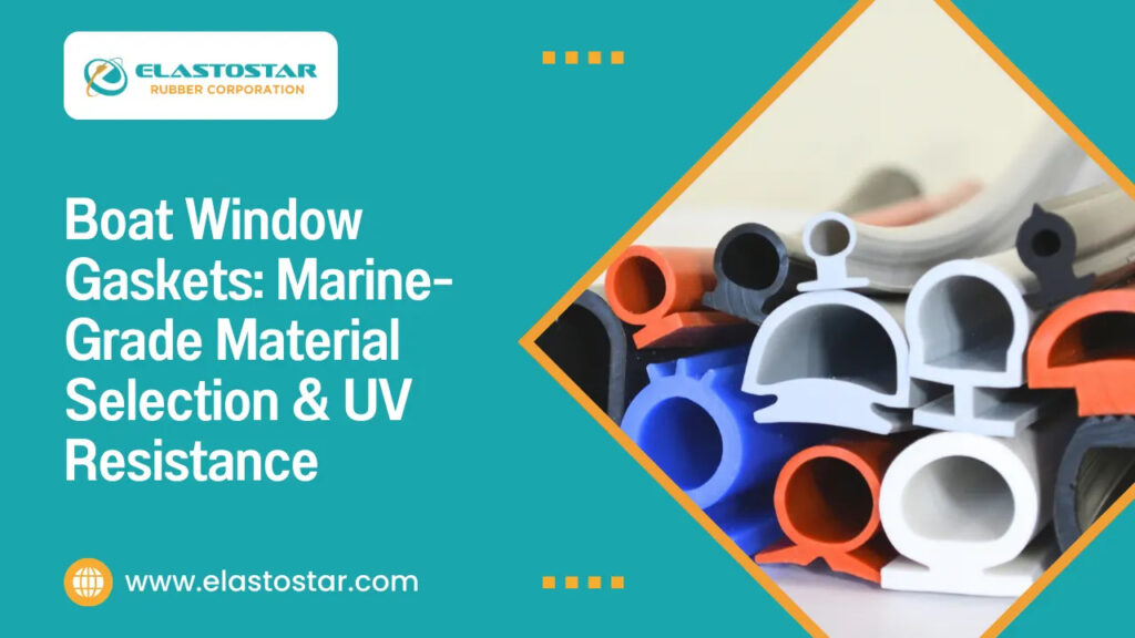 Boat window gaskets: marine-grade material selection & uv resistance