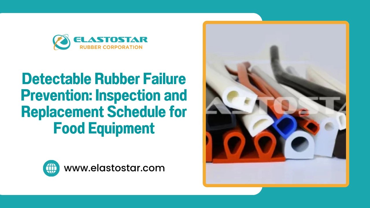 Detectable Rubber Failure Prevention: Inspection and Replacement Schedule for Food Equipment