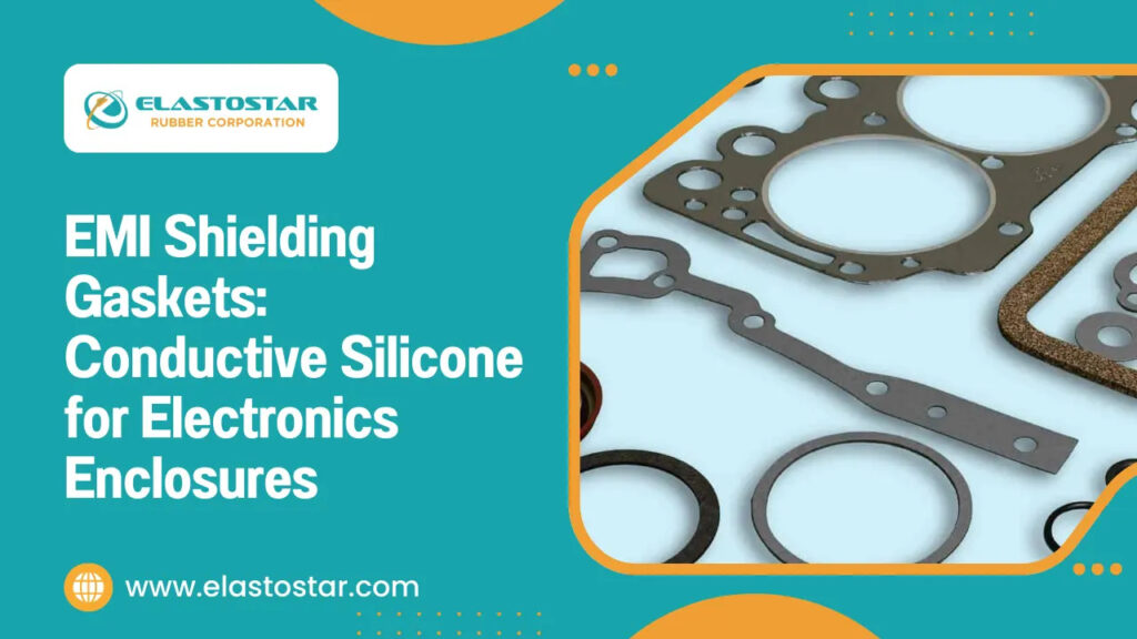 Emi shielding gaskets: conductive silicone for electronics enclosures