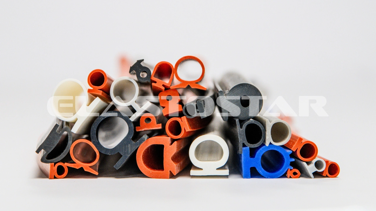 Extruded omega seals