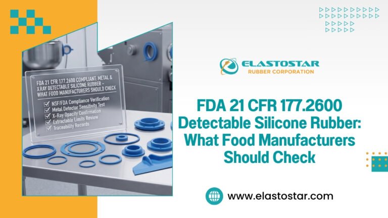 FDA 21 CFR 177.2600 Detectable Silicone Rubber: What Food Manufacturers Should Check