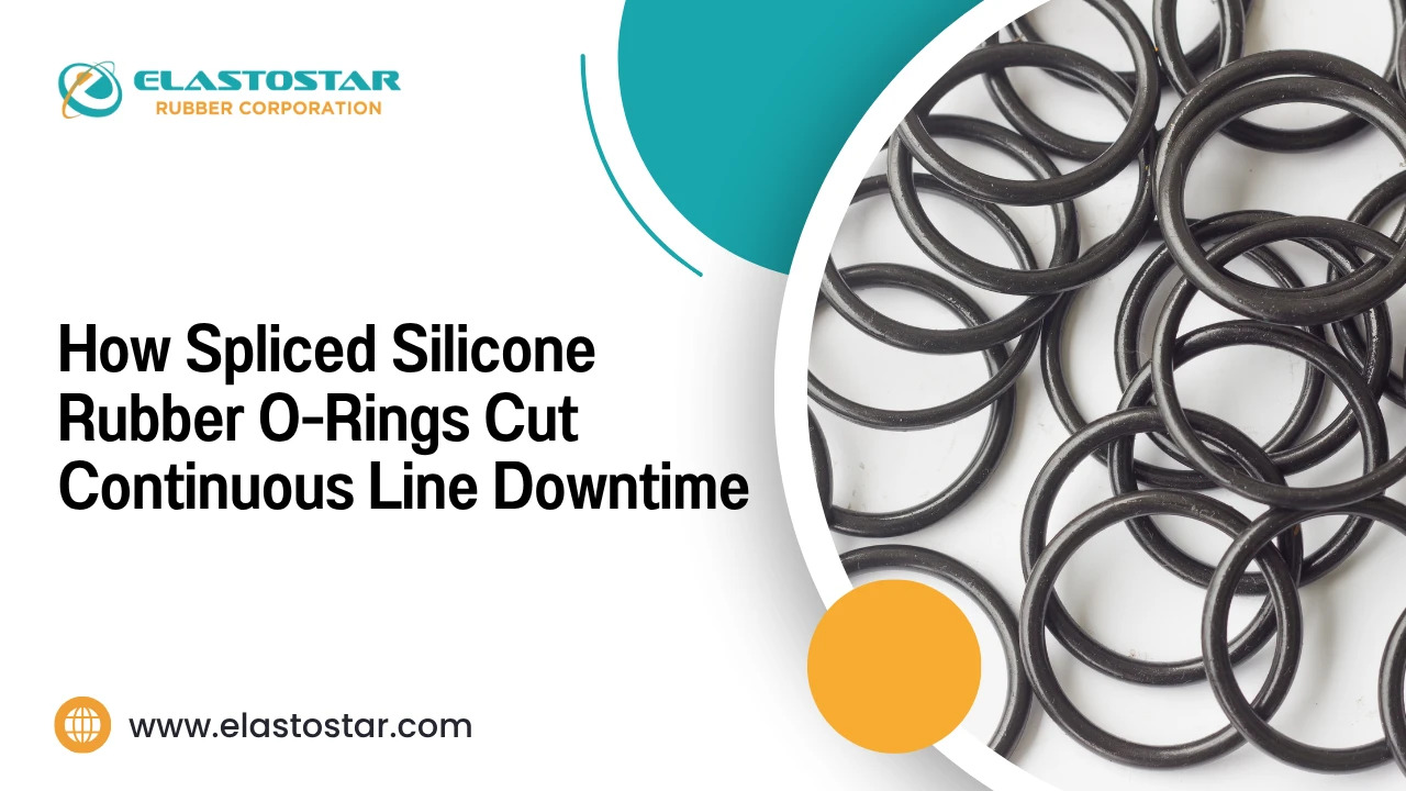 How spliced silicone rubber o-rings cut continuous line downtime?