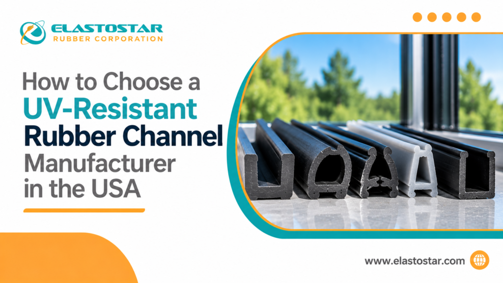 How to choose a uv-resistant rubber channel manufacturer in the usa