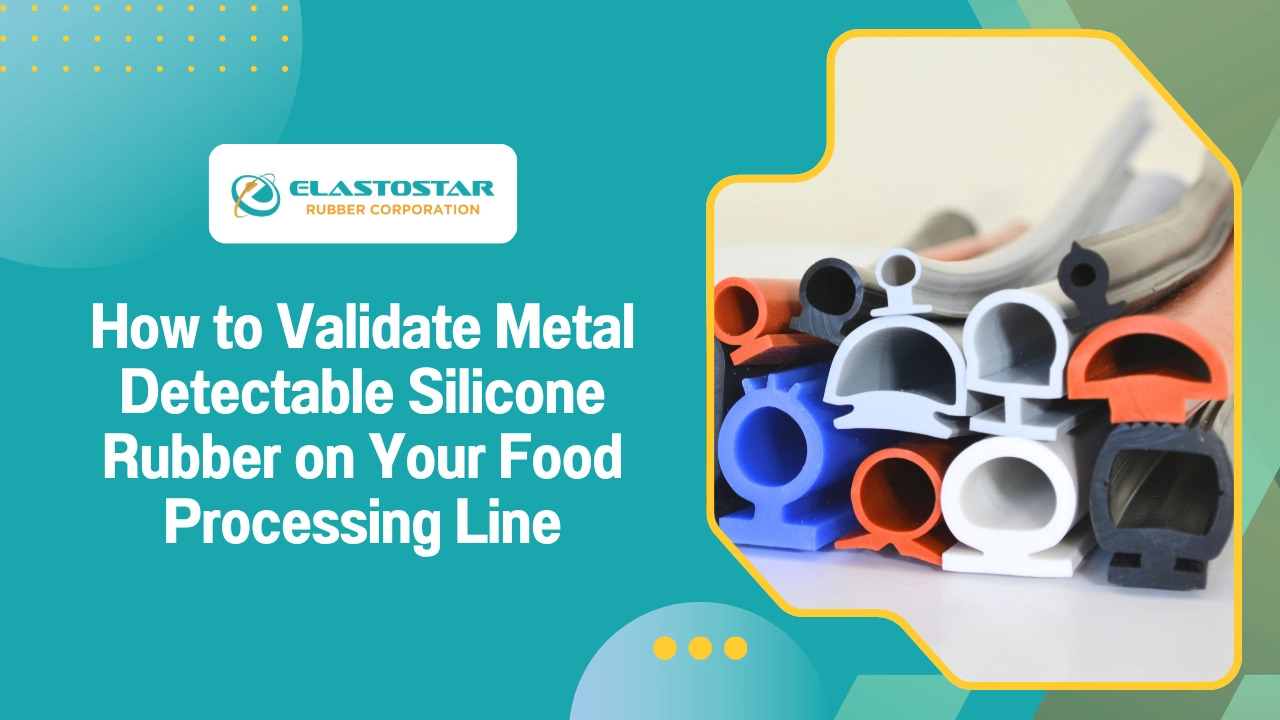 How to Validate Metal Detectable Silicone Rubber on Your Food Processing Line  