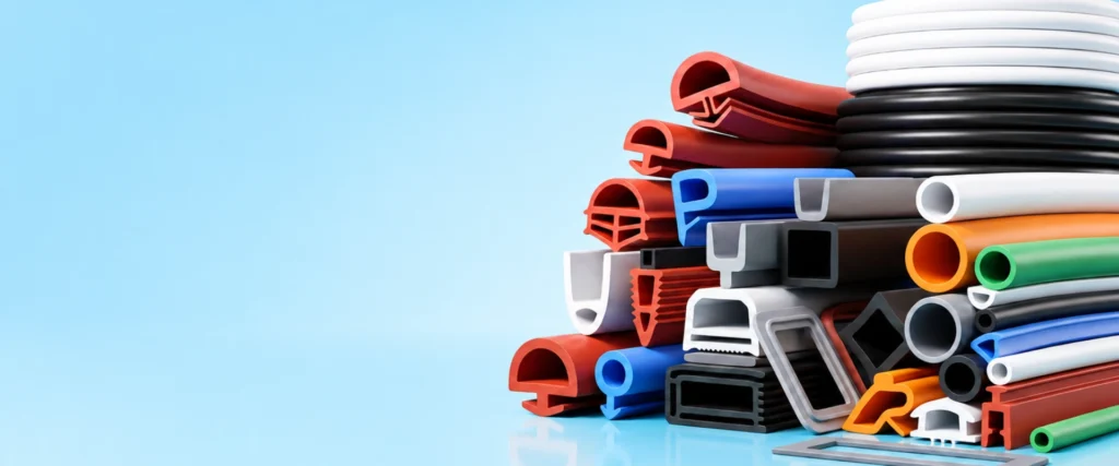 Silicone detectable rubber