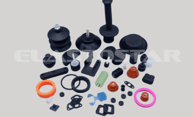 Silicone rubber molding