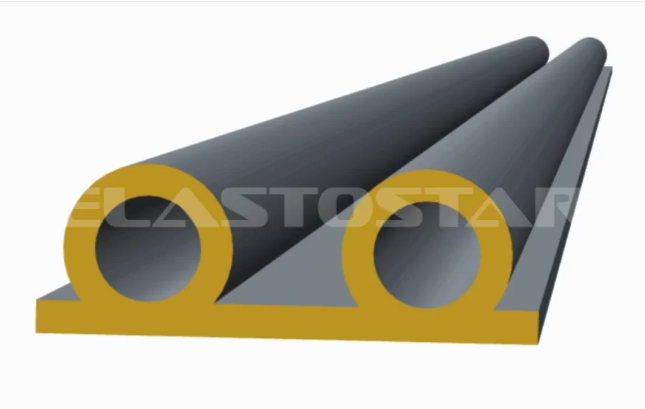 Image 312 Extruded rubber double-bulb seal & gaskets