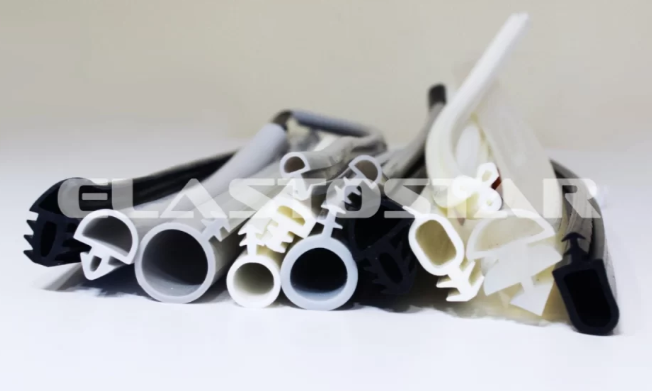 Extruded silicone rubber window & door seal, gasket