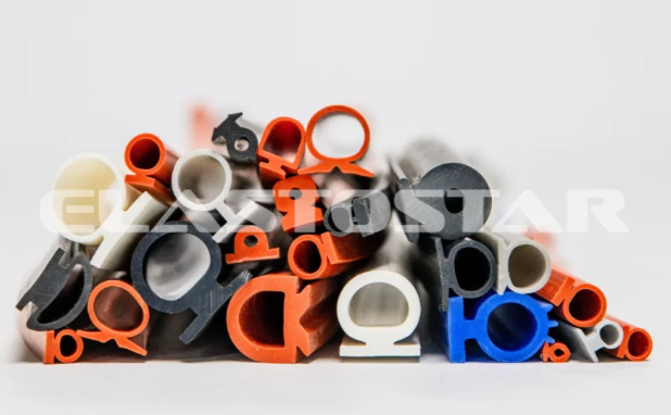 Extruded omega seal