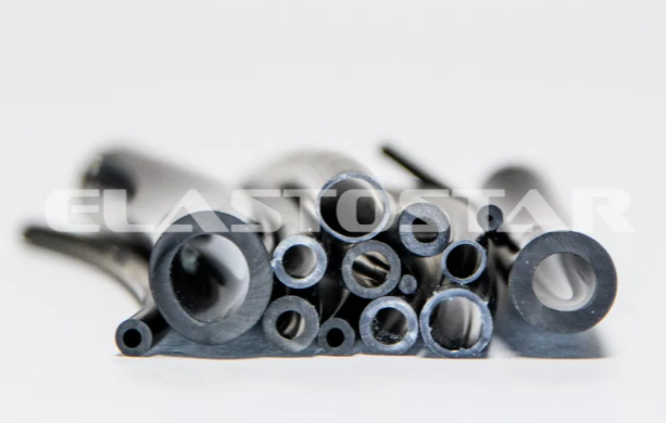 Electrically conductive silicone rubber tubing