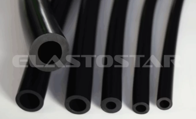Conductive silicone rubber tubing