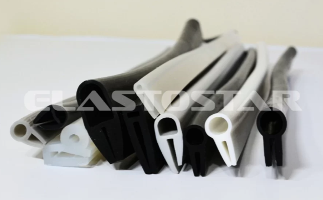 Extruded rubber bulb seals, gasket & bulb door seal