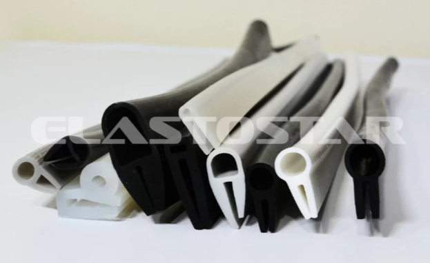 Extruded rubber bulb seals, gasket & bulb door seal