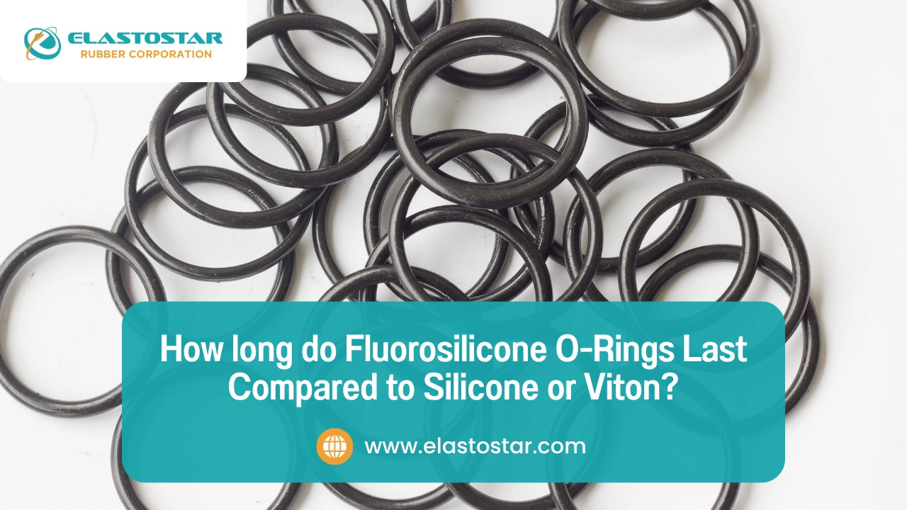 How long do fluorosilicone o-rings last compared to silicone or viton